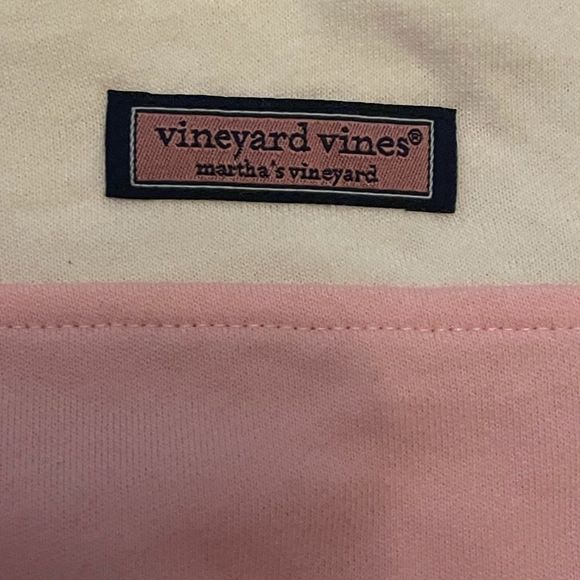 Vineyard Vines NWOT Pink/Cream Colorblock Shep Shirt Size XXS - Picture 8 of 13